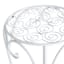 White Metal Plant Stand, Medium