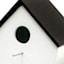 Crosby St. White & Black Ceramic Birdhouse, 8"