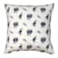Providence White & Blue Ditsy Floral Throw Pillow, 18"