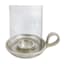 Silver Hurricane Candle Holder, 5.5"