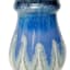 Ty Pennington Blue Glaze Ceramic Pillar Candle Holder, 5x8