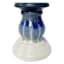 Ty Pennington Blue Glaze Ceramic Pillar Candle Holder, 5x6