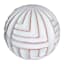 Tracey Boyd White Tribal Ceramic Orb, 4"