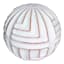 Tracey Boyd White Tribal Ceramic Orb, 3"