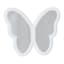 Tiny Dreamers Butterfly Wall Mirror, 27x23