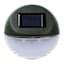 4-Pack Solar Black Deck Lights