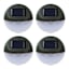 4-Pack Solar Black Deck Lights