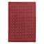 (D602) Verona Ruby Red Contour Area Rug, 5x7