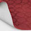 (D602) Verona Ruby Red Contour Area Rug, 8x10