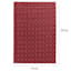 (D602) Verona Ruby Red Contour Area Rug, 8x10