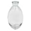 Willow Crossly Bud Glass Vase with Silver Rim, 5"