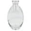 Willow Crossly Bud Glass Vase with Silver Rim, 5"