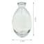Willow Crossly Bud Glass Vase with Silver Rim, 5"