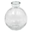 Willow Crossly Bud Glass Vase with Silver Rim, 3.5"
