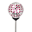 Solar Pink Mosaic Globe Pathway Light