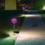 Solar Pink Mosaic Globe Pathway Light