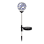 Solar Blue Mosaic Globe Pathway Light