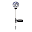 Solar Blue Mosaic Globe Pathway Light