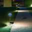 Solar Blue Mosaic Globe Pathway Light