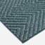 Teal Acadia Loop Zigzag Design Outdoor Area Rug, 5x7