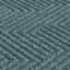 Teal Acadia Loop Zigzag Design Outdoor Area Rug, 5x7