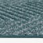 Teal Acadia Loop Zigzag Design Outdoor Area Rug, 5x7