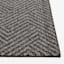 Grey Acadia Loop Zigzag Design Outdoor Area Rug, 5x7