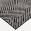 Grey Acadia Loop Zigzag Design Outdoor Area Rug, 5x7