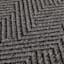 Grey Acadia Loop Zigzag Design Outdoor Area Rug, 5x7