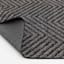 Grey Acadia Loop Zigzag Design Outdoor Area Rug, 5x7