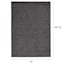 Grey Acadia Loop Zigzag Design Outdoor Area Rug, 5x7