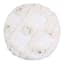 Found & Fable White Tufted Round Throw Pillow, 14"