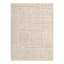 (D607) Crosby St. Athena Cosmo Cream High-Low Accent Rug, 3x5