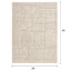(D607) Crosby St. Athena Cosmo Cream High-Low Accent Rug, 3x5