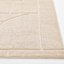 (D607) Crosby St. Athena Cosmo Cream High-Low Area Rug, 8x10