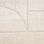(D607) Crosby St. Athena Cosmo Cream High-Low Area Rug, 8x10