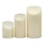 3-Pack Ivory LED Pillar Candles