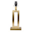 Gold Metal Open Rectangle Small Lamp Base, 16"