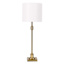 Gold Metal Buffet Large Table Lamp with Shade, 29"