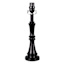 Black Spindle Small Lamp Base, 15"