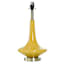 Crosby St. Yellow Ceramic Genie Medium Table Lamp, 19.5"