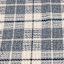 Honeybloom Blue Plaid Layering Accent Rug, 24x36
