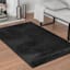 Coal Tufted Accent Rug, 4x6