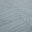 Mist Blue Tufted Accent Rug, 4x6