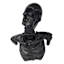 Black Skull Wall Decor, 14"