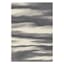 (D340) Gloucester Grey & Ivory Windswept Area Rug, 7x9