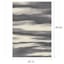 (D340) Gloucester Grey & Ivory Windswept Area Rug, 7x9