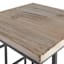 Wooden Top Plant Stand with Metal Frame, Medium