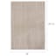(D589) Beige Highlands Graphix Area Rug, 5x7