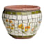 Honeybloom Mosaic Ceramic Outdoor Planter, Small